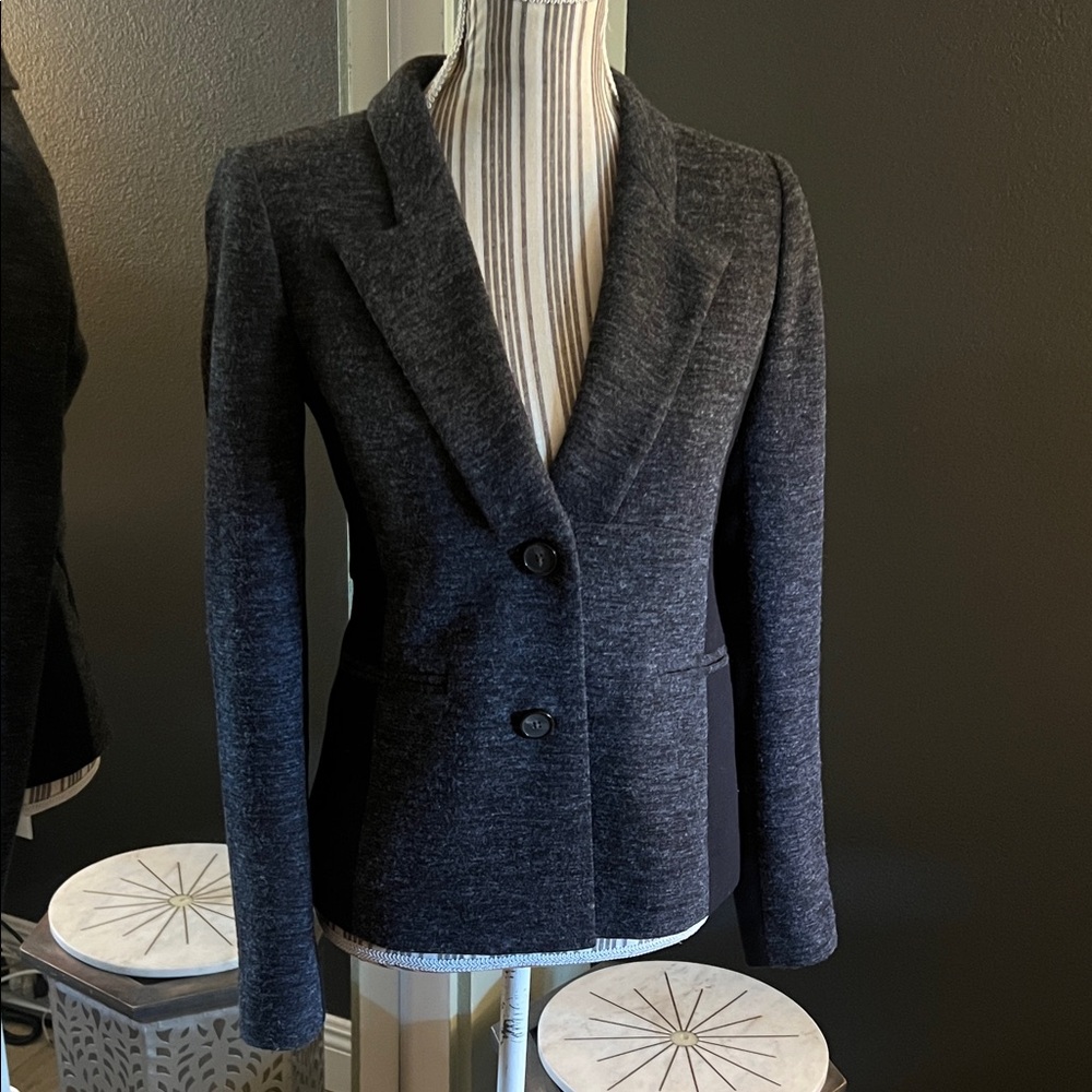Cartonnier by Anthropologie, size 4, charcoal black  Blazer Jacket